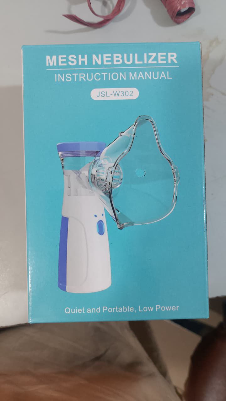 "Portable Mesh Nebulizer for Kids & Adults – Quiet, Rechargeable, USB/Battery Powered"