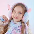 Soft Plush Bunny Ear Design Winter Earmuffs(Random Color)