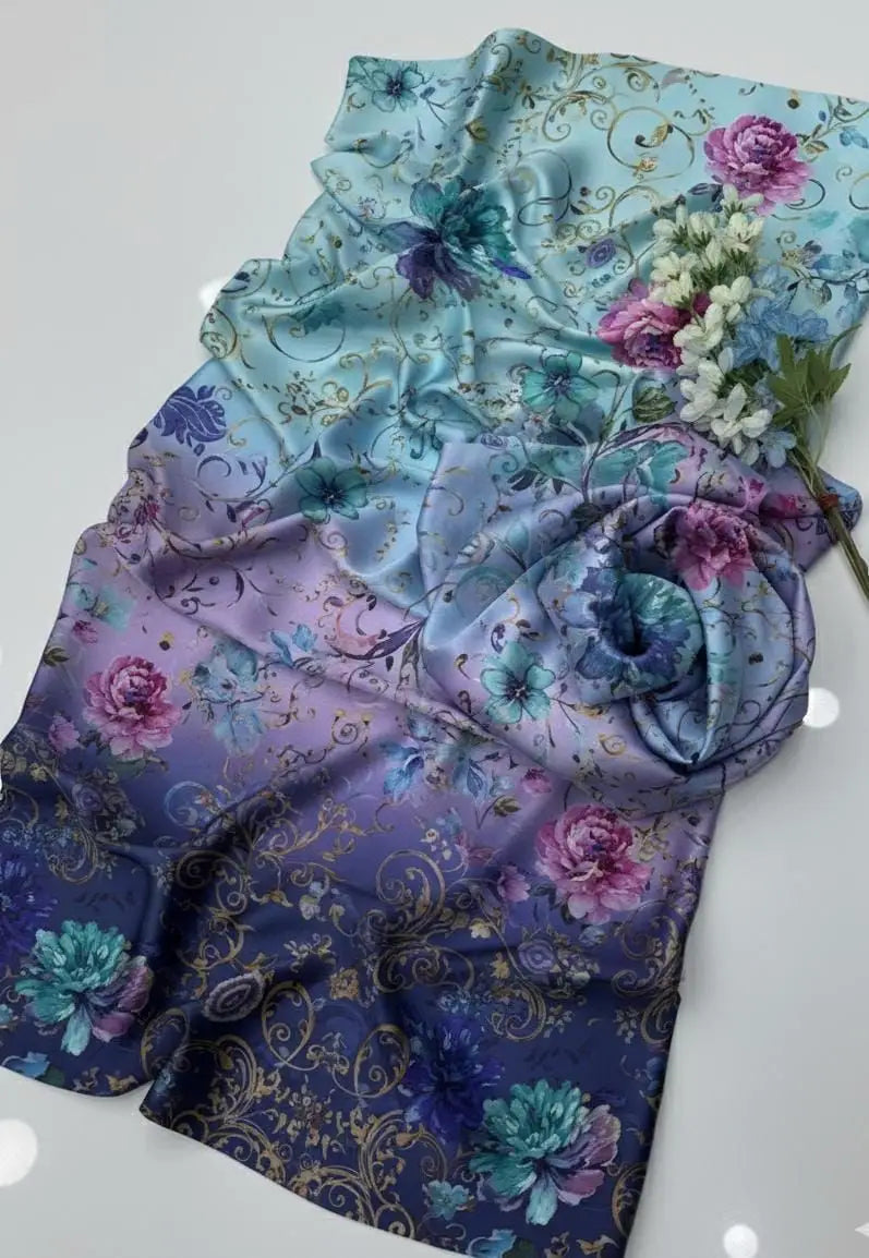 3 Pcs Women's Unstitched Printed Suit