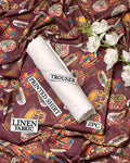 Women Linen Printed Suit Set 2.5m Cut