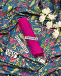 2 Pcs Women's Unstitched Digital Print Suit